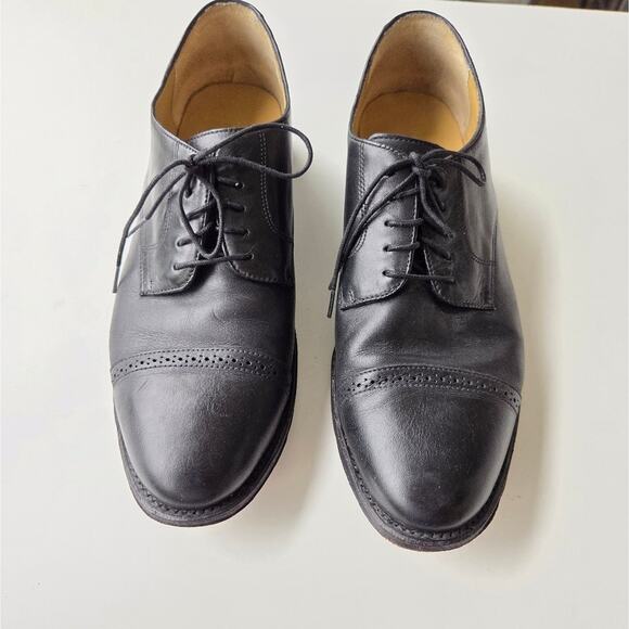 Brooks Brothers 5229 Leather Cap Toe Oxfords Men’s Size 11.5D 11.5 Black main image 5